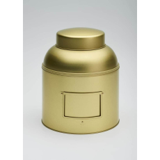 Globe Tea Caddy Slip on Lid Gold 1.5kg