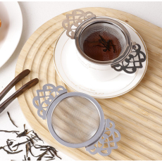 Traditional Design Double Arm Tea Strainer Stainless Steel Traditional Design Double Arm Tea Strainer Stainless Steel
