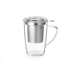 Glass Herb Teacup 0.35L with Filter