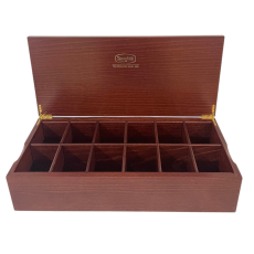 Ronnefeldt Wooden Mahogany Teavelope Presentation Box with Lid - 12 Varieties Ronnefeldt Wooden Mahogany Teavelope Presentation Box with Lid - 12 Varieties