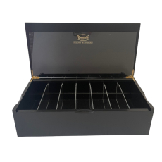 Ronnefeldt Wooden Black Leafcup Presentation Box with Lid - 7 Varieties Ronnefeldt Wooden Black Leafcup Presentation Box with Lid - 7 Varieties