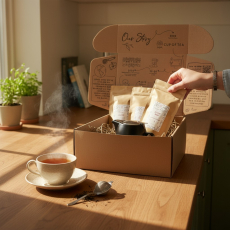 Black Tea & Teapot Gift Box Black Tea & Teapot Gift Box