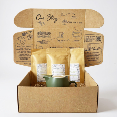 Green Tea & Teapot Gift Box Green Tea & Teapot Gift Box