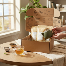 Green Tea & Teapot Gift Box Green Tea & Teapot Gift Box