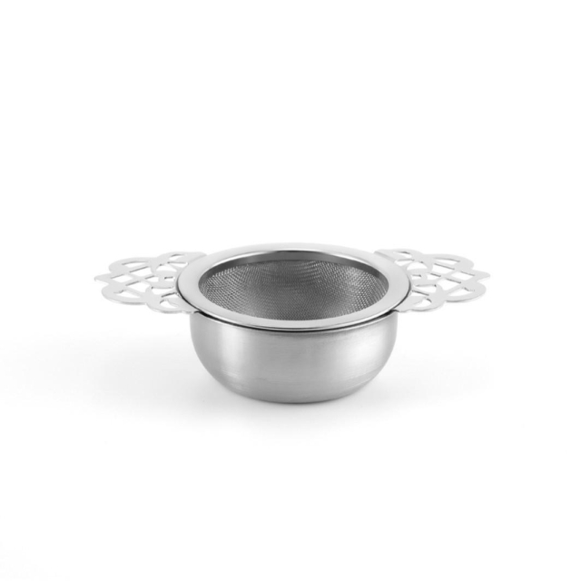 Traditional Design Double Arm Stainless Steel Strainer